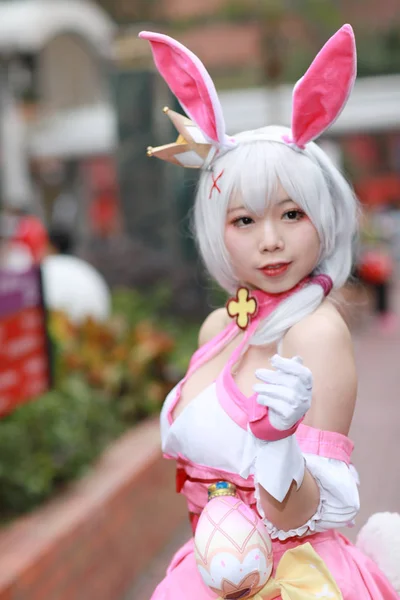 Cosplayer Posing Japanese Animation Event — Stock Photo, Image