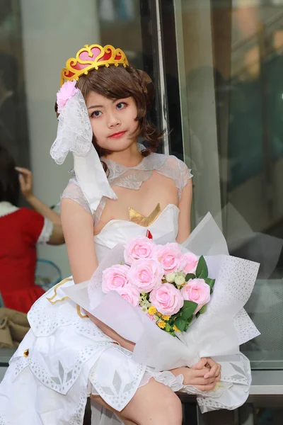 Cosplayer Posing Japanese Animation Event — Stock Photo, Image