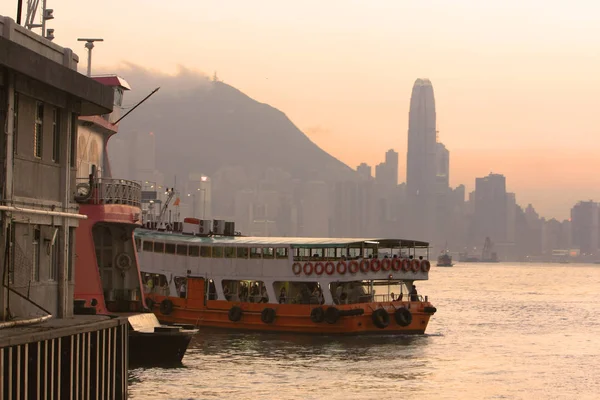 홍콩에서 포인트 부두의 — 스톡 사진