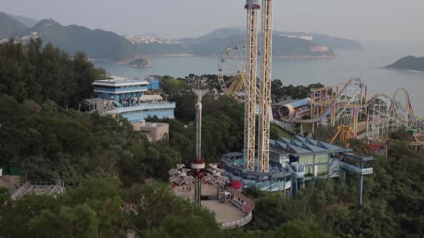 Ocean Park Είναι Ένα Θεματικό Πάρκο Για Ζώα — Αρχείο Βίντεο