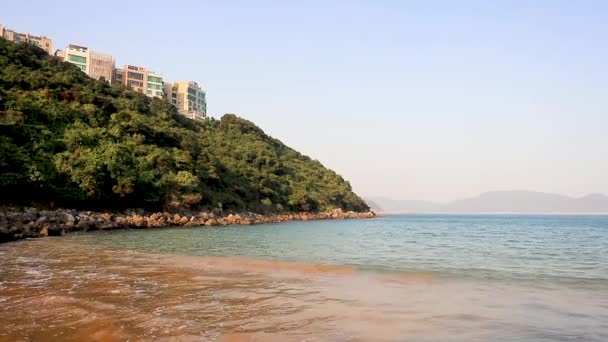 香港ションワン Sze 湾ビーチ — ストック動画