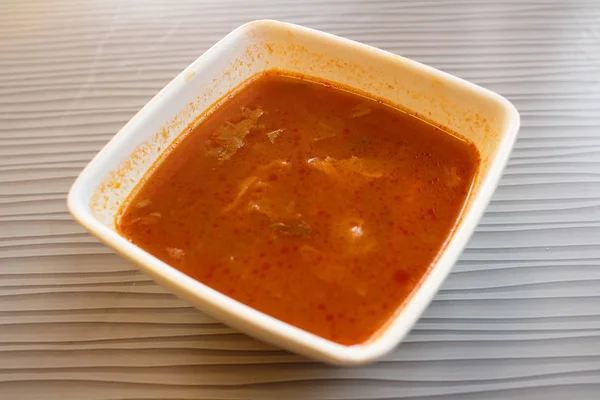 Barszcz to krajowe zupa rosyjski i ukraiński — Zdjęcie stockowe