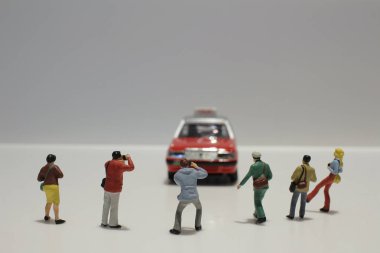 fotoğrafçı alarak araba grubu