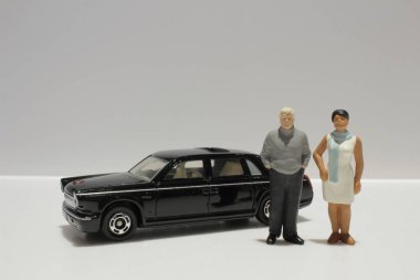 Hongqi araba servisi için şekil insanlar