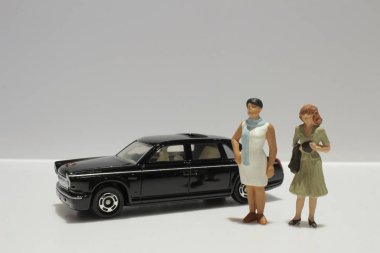 Hongqi araba servisi için şekil insanlar