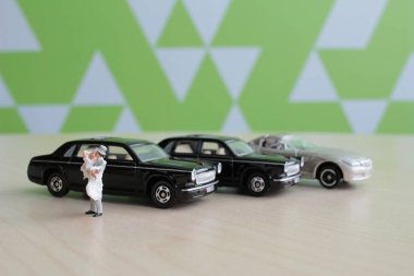  küçük bir rakam düğün araba ile