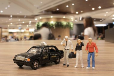 Japonya taksi ile küçük rakam