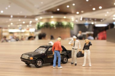 Japonya taksi ile küçük rakam