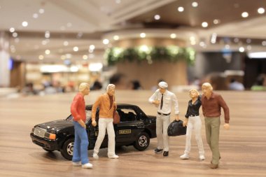 Japonya taksi ile küçük rakam