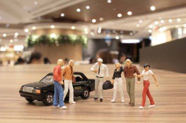 Japonya taksi ile küçük rakam