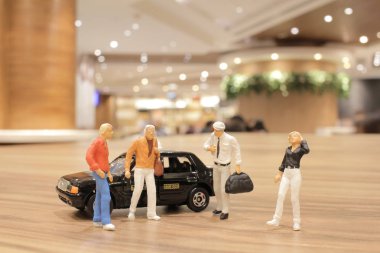 Japonya taksi ile küçük rakam