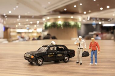 Japonya taksi ile küçük rakam