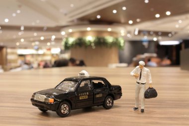 Japonya taksi ile küçük rakam