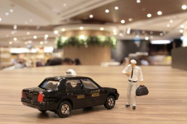 Japonya taksi ile küçük rakam