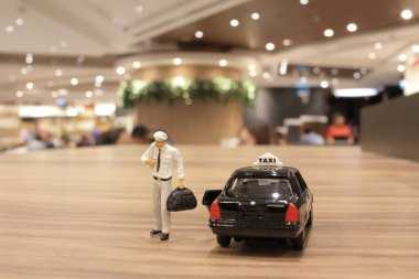 Japonya taksi ile küçük rakam