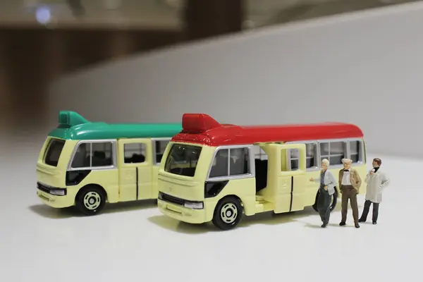 The toys of minibus — Stock Photo, Image