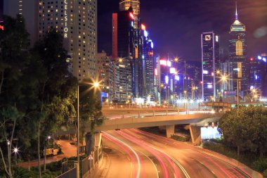 Bir Gloucester Road, causeway bay gece parçası