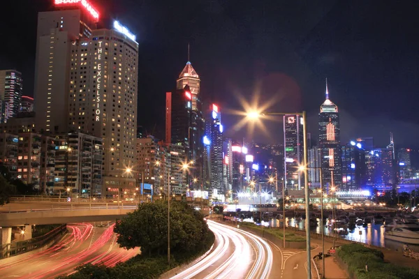 Bir Gloucester Road, causeway bay gece parçası