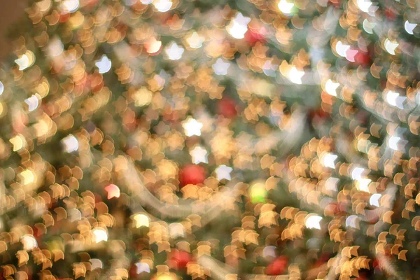 Un Natale con bokeh naturale e lucente — Foto Stock