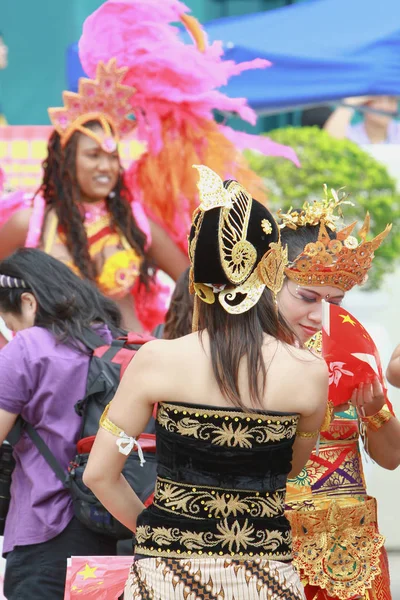 A gyönyörű karnevál táncos Party 2009 — Stock Fotó
