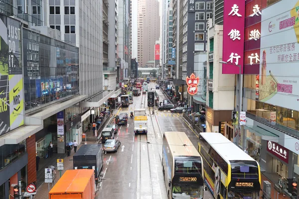 A Março 2019 Central, tráfego de Hong Kong — Fotografia de Stock