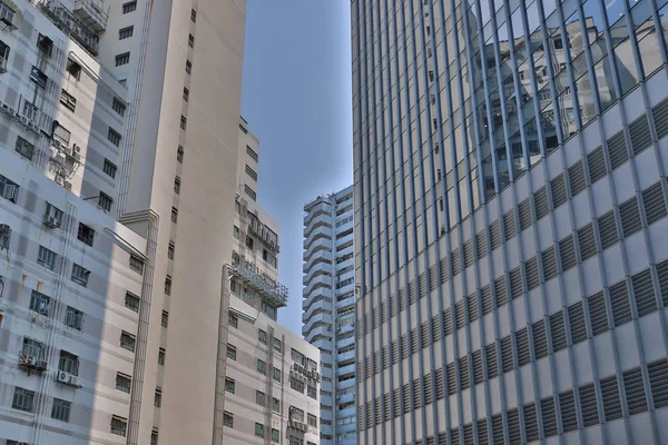 A Syscrapers, a Hong Kong-nappali, Kwai Hing — Stock Fotó