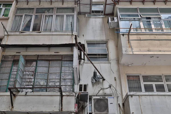 Старая квартира в Sai wan, март 2019 — стоковое фото