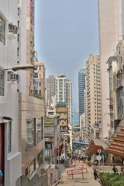 3 月の都市香港のロードビュー 2019 — ストック写真