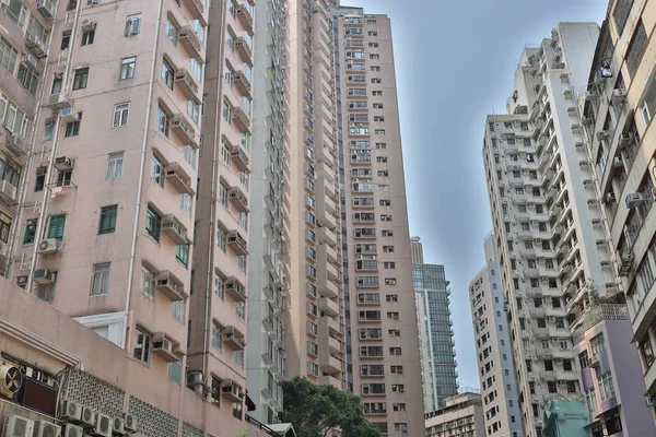 Quartier résidentiel à l'ouest de l'île, hk mars 2019 — Photo