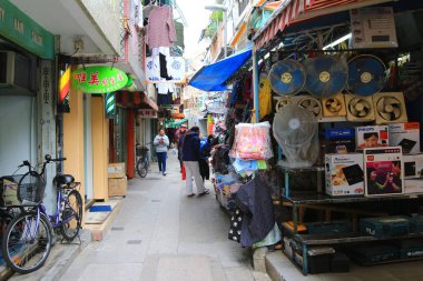 Cheung Chau köyde balık