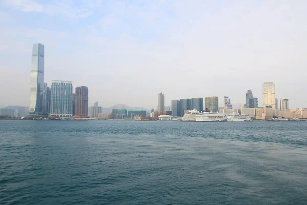 Victoria Harbour in Hongkong — Stockfoto