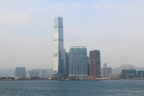 Victoria Harbour v Hong Kongu — Stock fotografie