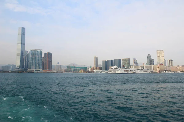 Hongkong victoria harbour — Stock fotografie