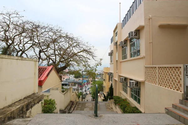 Vis dorp aan Cheung Chau — Stockfoto