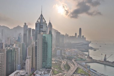 Causeway Bay, Hong Kong 28 Şubat 2019