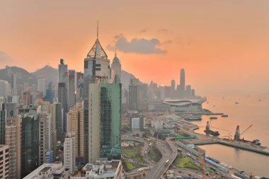 Causeway Bay, Hong Kong 28 Şubat 2019