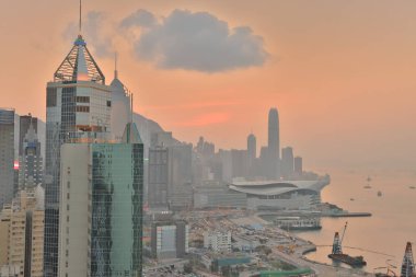 Causeway Bay, Hong Kong 28 Şubat 2019