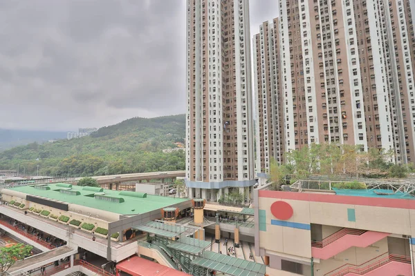 Barrio residencial en Tsuen Wan, marzo 2019 — Foto de Stock