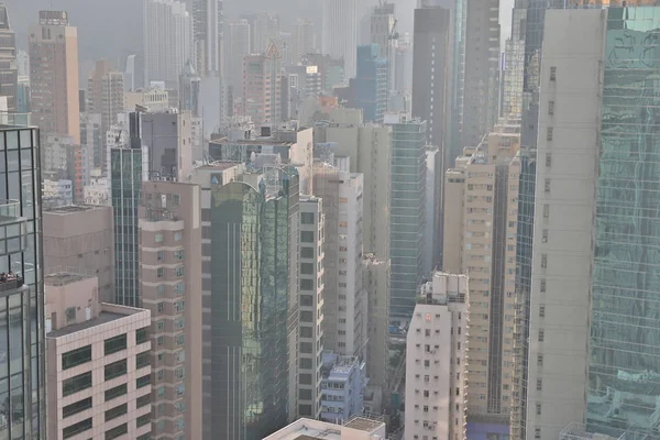 City from top Causeway Bay, 28 February 2019 — Stock Photo, Image