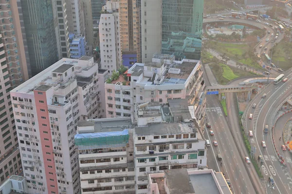 Gebäude an der Causeway Bay, 28. Februar 2019 — Stockfoto