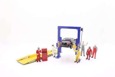 model araba lift küçük ölçek