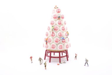 Cheung Chau Bun Festivali ile mini rakam