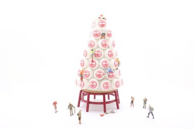 Cheung Chau Bun Festivali ile mini rakam