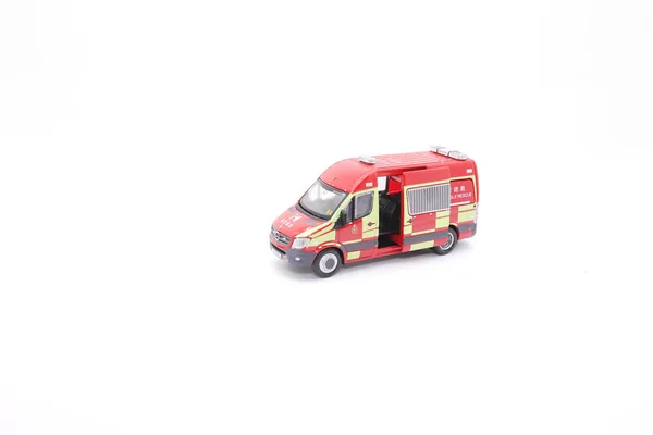 The scale figure of hong kong fire engine — Stock Photo, Image