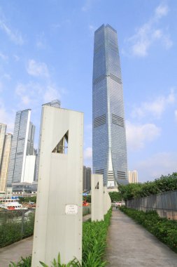 ICC kyscraper, ıslak kowloon Hong Kong Çin