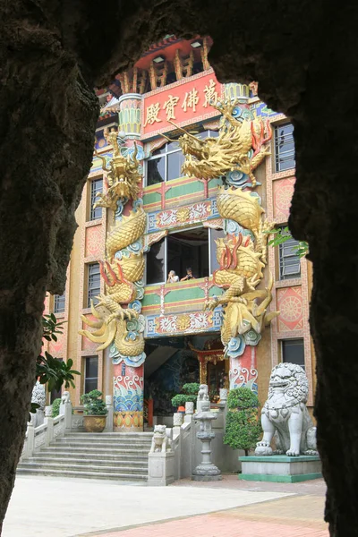 Monastero Buddista di Miu Fat a Hong Kong — Foto Stock