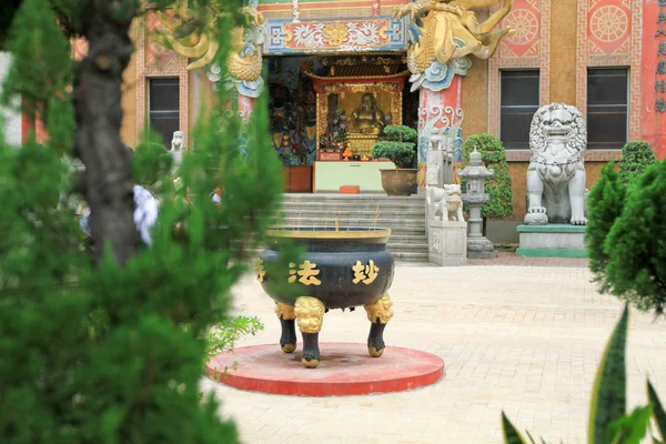 Hong Kong Miu şişman buddist Manastırı — Stok fotoğraf