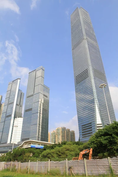 ICC kyscraper, mokre kowloon, Hong Kong Chiny — Zdjęcie stockowe
