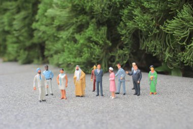 Toplantı yabancı rakam mini