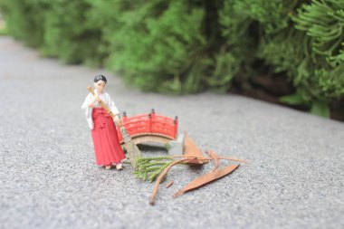 Çin 'in tapınağında Mikos 'un min figürü